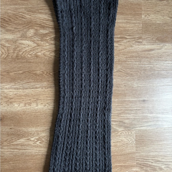 Chunky Purple Knit Infinity Scarf - Picture 2 of 2